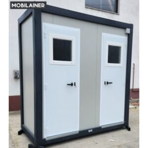 Szaniter Konténer – Dupla WC, Mosdó és Bojler (Szigetelt Kivitel)