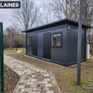 Új Osztott Szaniter Konténer – Férfi-Női Mosdó és WC Egység