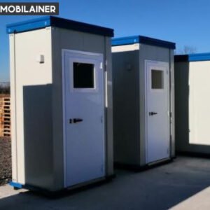 Szigetelt Egyszemélyes Szaniter Konténer – Prémium Mobil WC Egység