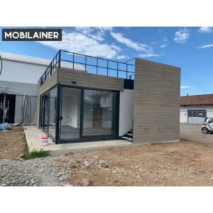 Látvány konténer - Modern Moduláris Üzlethelyiség