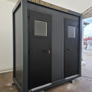 Konténer WC-vel és zuhanyzóval - 240×120×260 cm