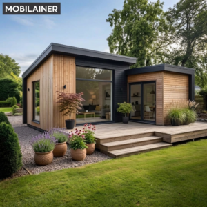 Designer Mobilház Konténerház Alapterület: 48 m² Méret: 16 × 3 m