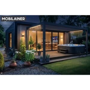 Cangitech 32 Jakuzzival Designer Mobilház Konténerház 32 m² Jakuzzival