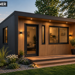 Mobilház Mobilház Konténerház Alapterület: 24 m² Méret: 8 × 3 m