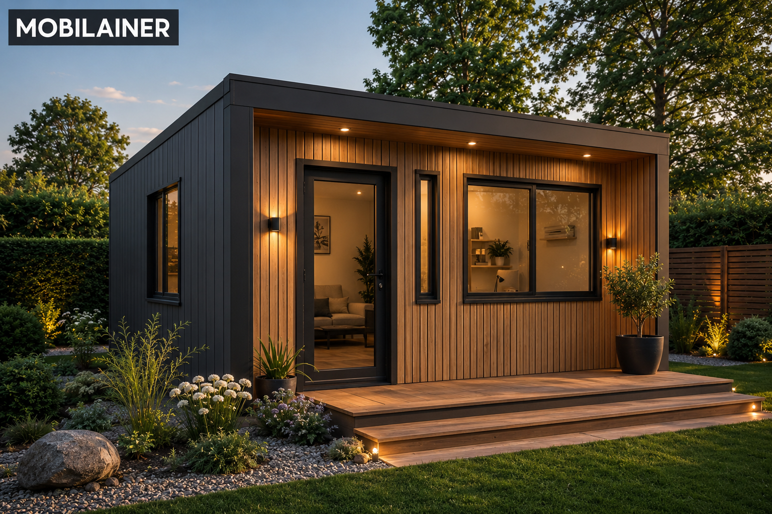Mobilház Mobilház Konténerház Alapterület: 24 m² Méret: 8 × 3 m