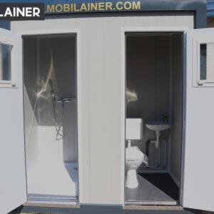 DUÓ WC+ TUSOLÓ KONTÉNER - 240x120x260 cm