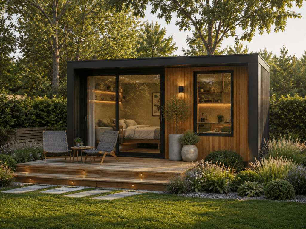 Kicsi Designer Mobilház Konténerház Alapterület: 18 m² Méret